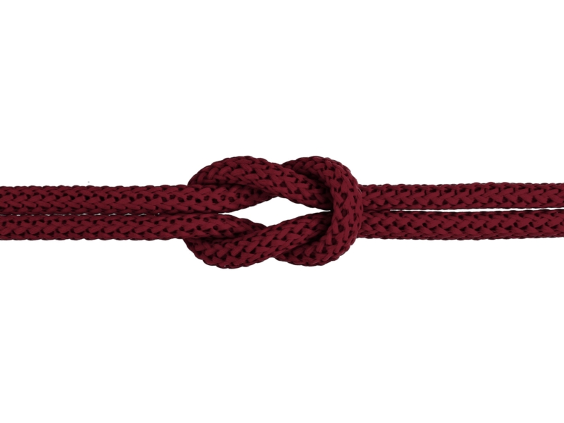 Polyester cord 6 mm maroon  (520)