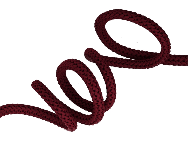 Polyester cord 6 mm maroon  (520)