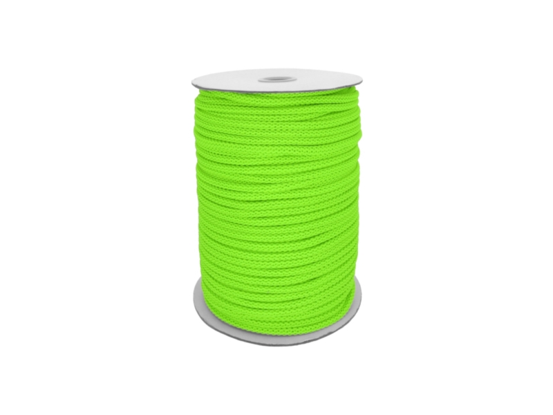 Polyester cord 6 mm lime neon (1001)