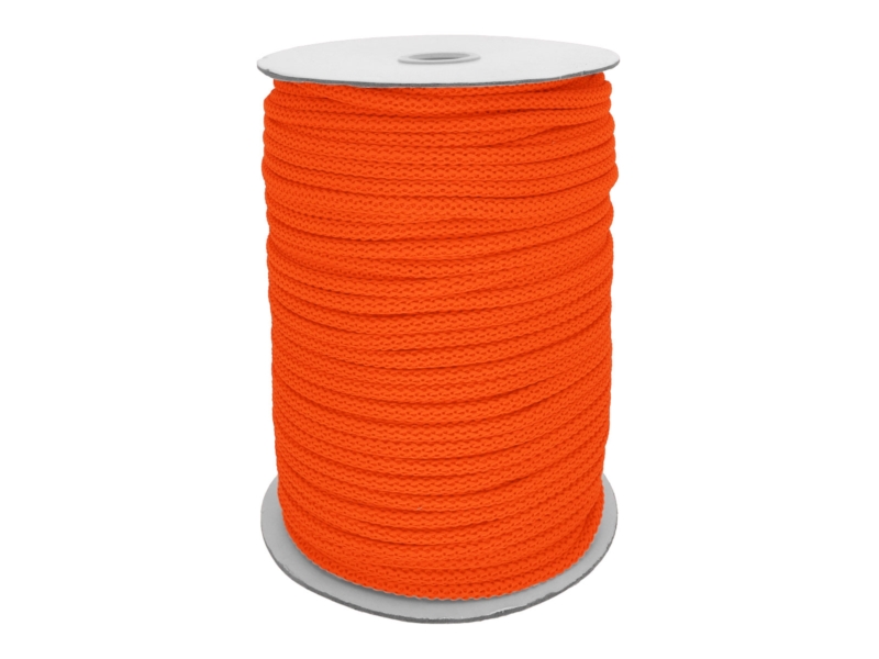 Polyesterschnur 6 mm orangefarbenes Neon (1002)