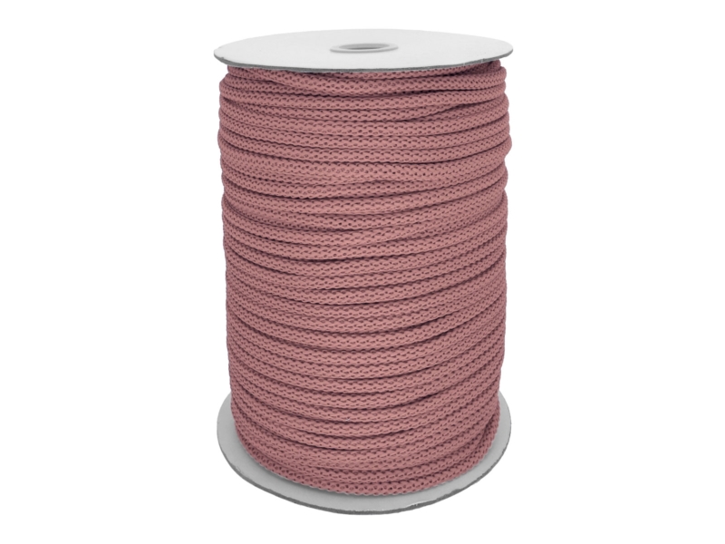 Polyester cord 6 mm dark dirty pink (221)