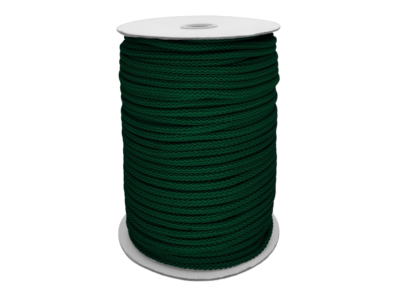 Polyesterová šňůra 6 mm zelená láhev (295)