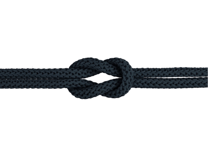 Polyester cord 6 mm dark grey (301)
