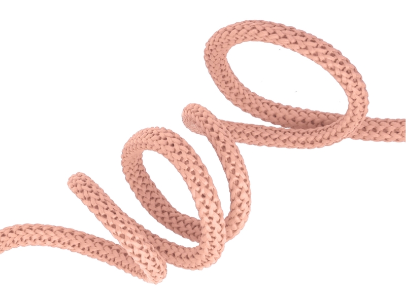 Polyesterschnur 6 mm schmutziges Rosa (811)