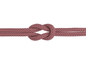 Sznurek poliestrowy  6 mm brudny fiolet (378)