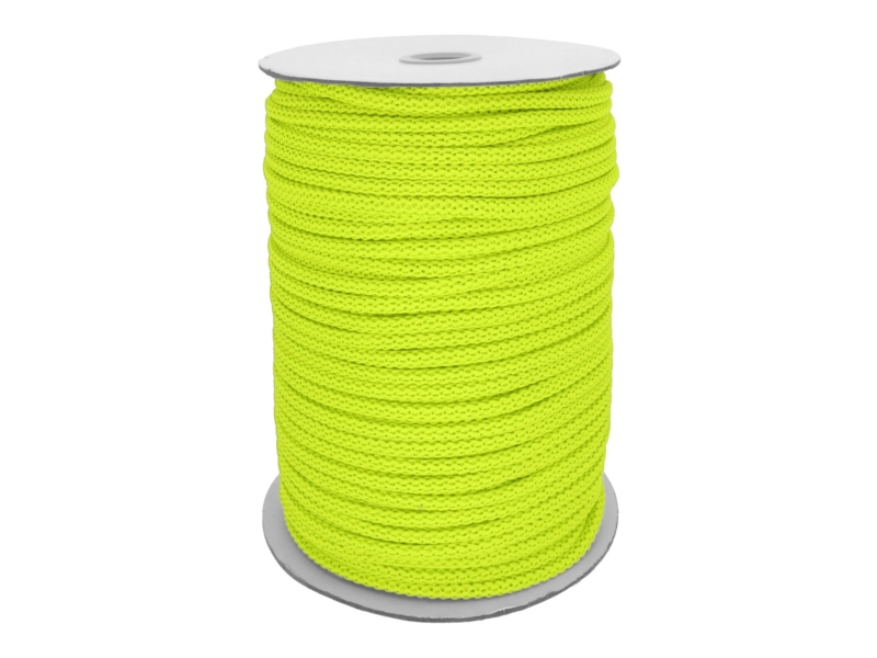 Polyester cord 6 mm lime green (589)