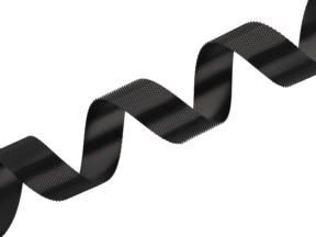 Velcro tape hook (580) black nylon