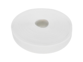 Taśma rzep haczyk (501) biała nylon