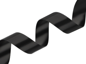 Velcro tape hook (580) black nylon