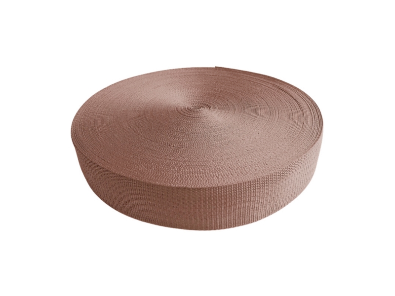 Webbing pp 15 mm / 1,3 mm dirty pink 221 50 mb