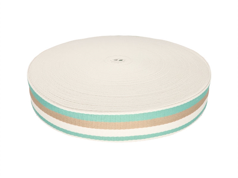 Polycotton webbing 38 mm/1,4 sage 50 yd