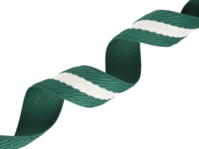 Taśma nośna polycotton 2,0 mm 3D paski zielona