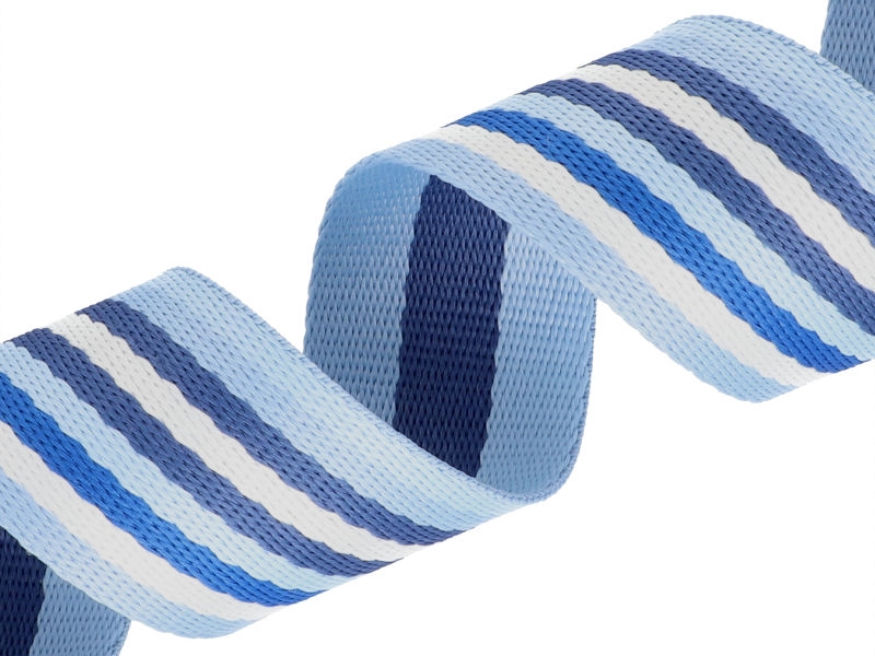 Taśma nośna polycotton 1,2 mm 5T paski kobalt