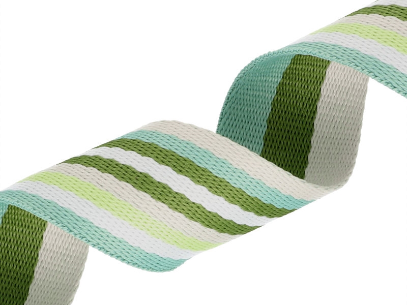Polycotton webbing 38 mm/1,2 lime 50 yd