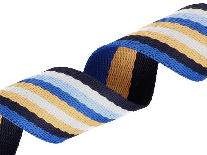 Polycotton webbing 38 mm/1,2 mango 50 yd