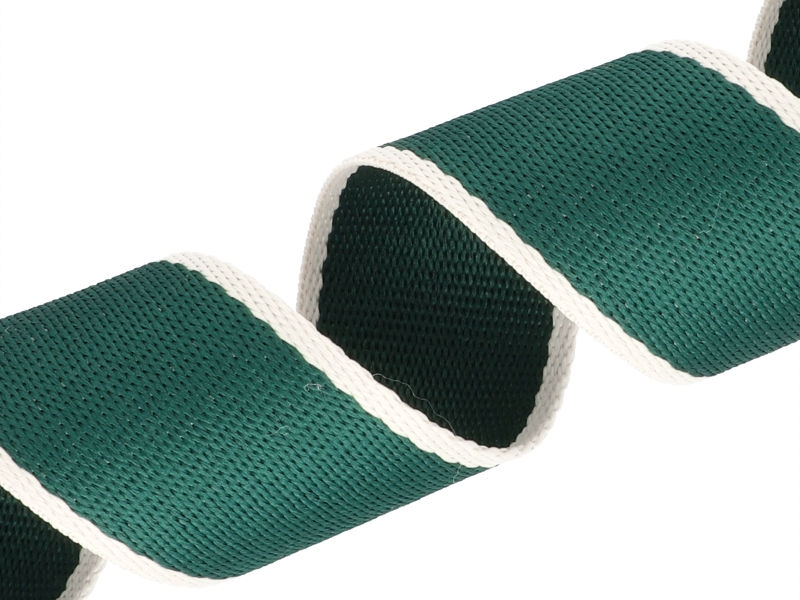 Polycotton webbing 38 mm/1,4 dark green 50 yd