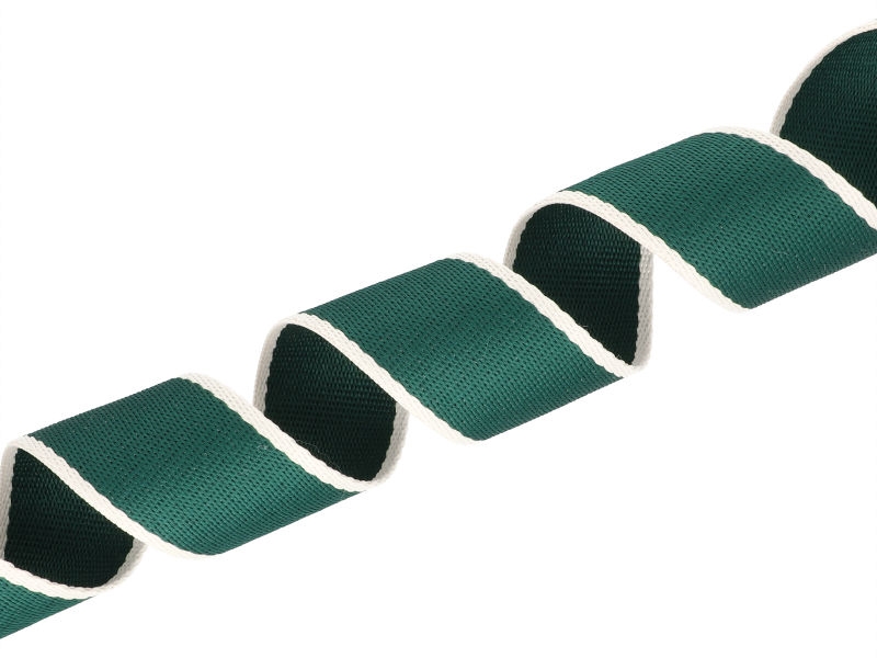 Polycotton webbing 38 mm/1,4 dark green 50 yd