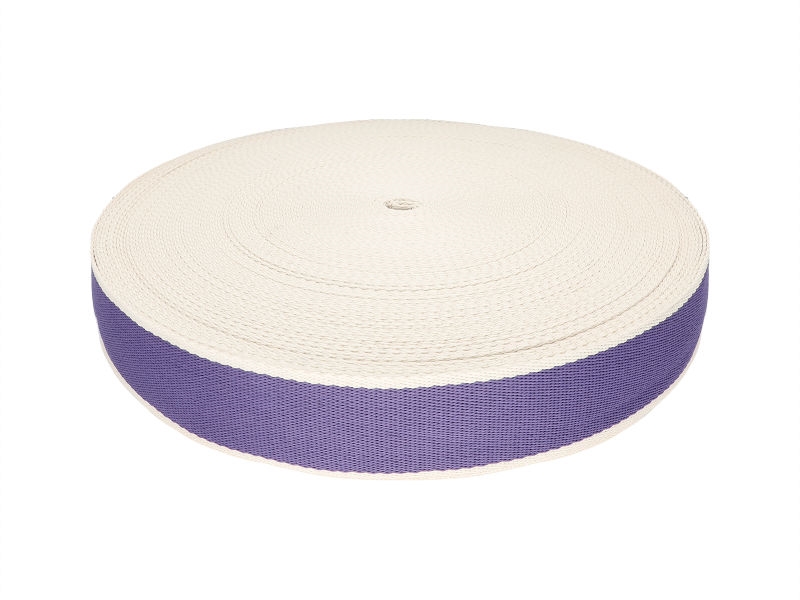 Polycotton popruh 38 mm/1,4 fialová 50 yd
