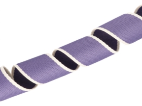 Polycotton-Trägerband 1,4 mm 2T Streifen lila