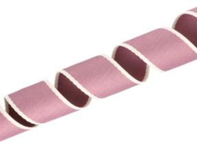 Polycotton-Trägerband 1,4 mm 2T-Streifen helles Heidekraut