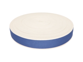 Verstärkungsband Polycotton 1,4 mm 2T gestreift Denim