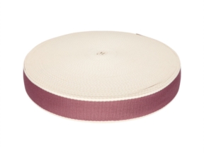 Polycotton-Trägerband 1,4 mm 2T-Streifen dunkel heather