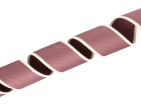Polycotton-Trägerband 1,4 mm 2T-Streifen dunkel heather