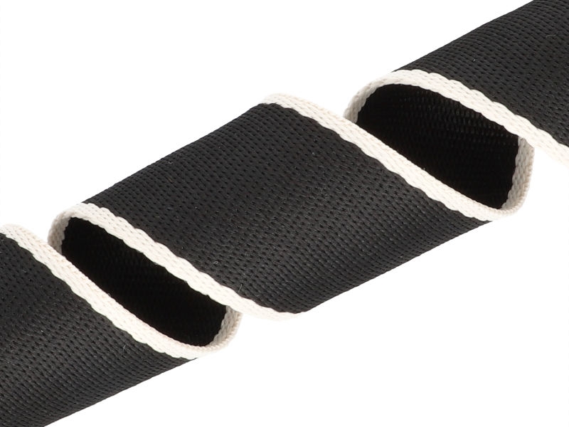 Polycotton webbing 38 mm/1,4 black 50 yd