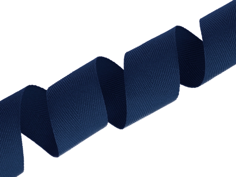 Herringbone twill tape 30 mm/0,8 mm navy blue (919)