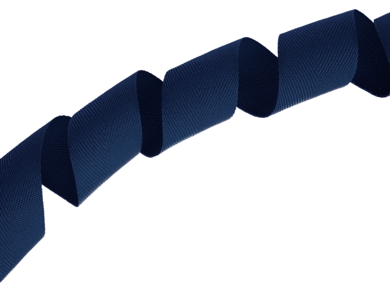 Herringbone twill tape 30 mm/0,8 mm navy blue (919)