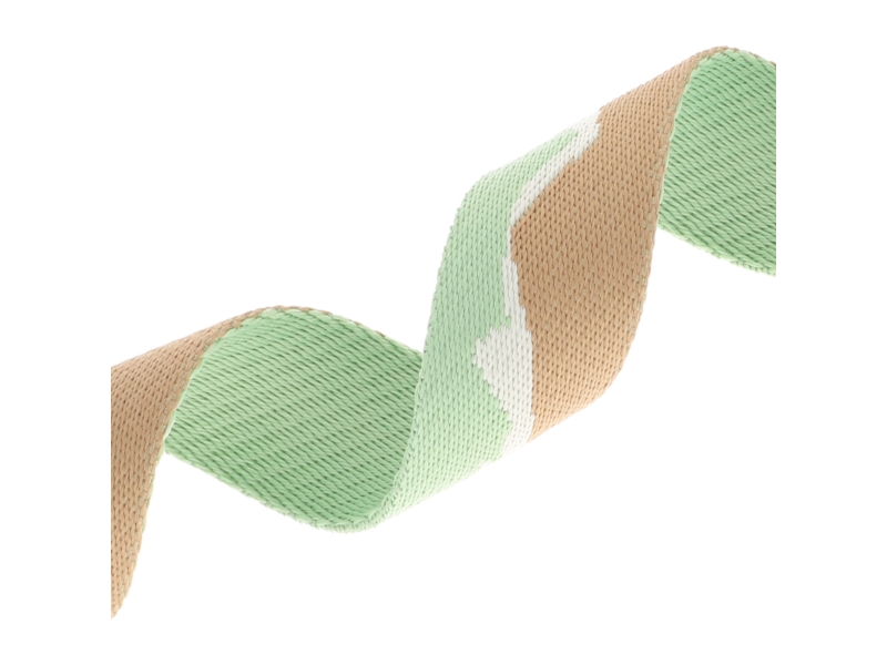Taśma nośna polycotton 1,9 mm mountain zielony