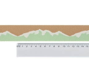 Taśma nośna polycotton 1,9 mm mountain zielony