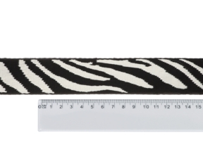 Taśma nośna polycotton 1,65 mm zebra