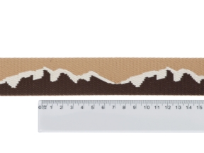 Taśma nośna polycotton 1,9 mm mountain brązowy