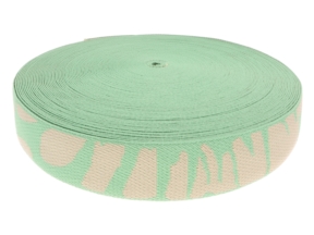 Taśma nośna polycotton 1,6 mm stone zielony