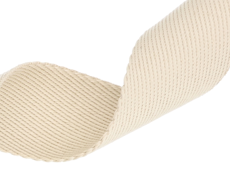 Polycotton webbing 1,6 mm (+/-5%) beige 50 yd
