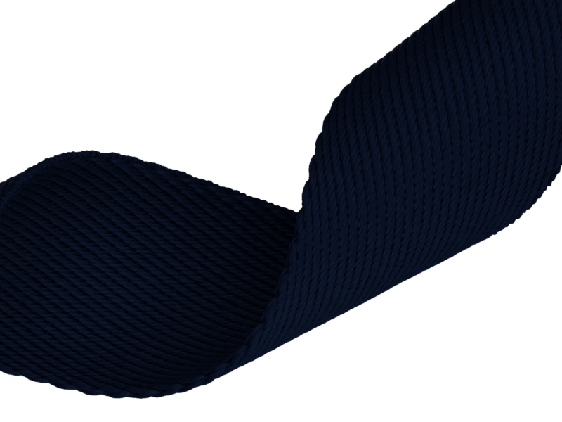 Taśma nośna polycotton 38 mm ciemnoniebieska