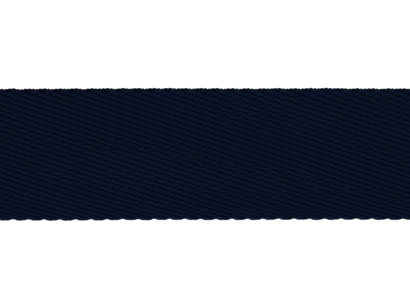 Polycotton webbing 1,6 mm (+/-5%) dark blue 50 yd