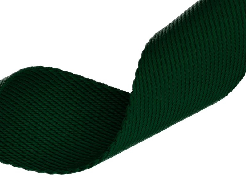 Taśma nośna polycotton 38 mm zielony