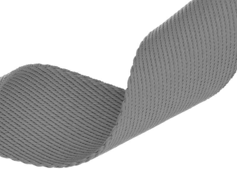 Polycotton webbing 1,6 mm (+/-5%) C134 grey 50 yd