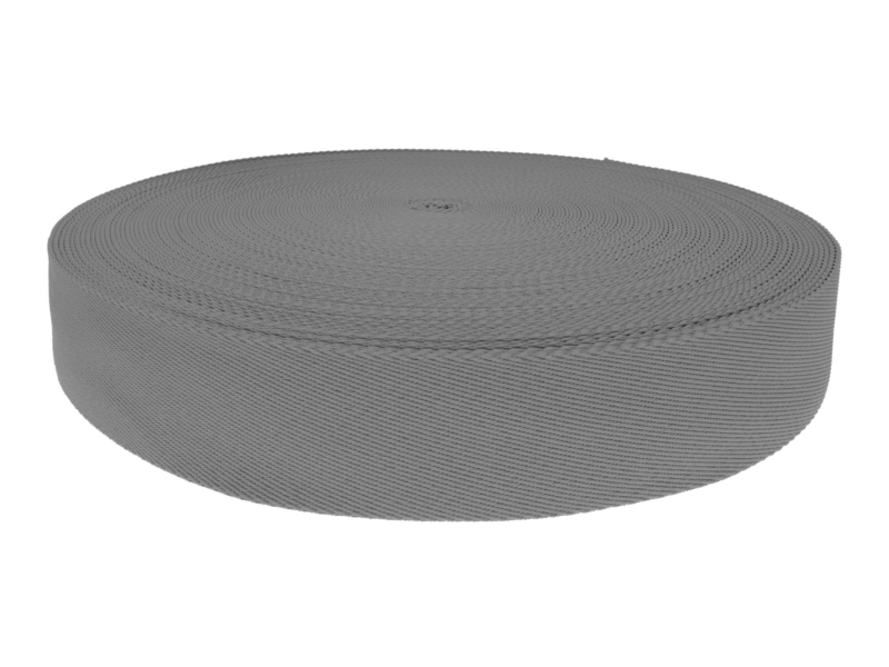 Polycotton webbing 1,6 mm (+/-5%) C134 grey 50 yd