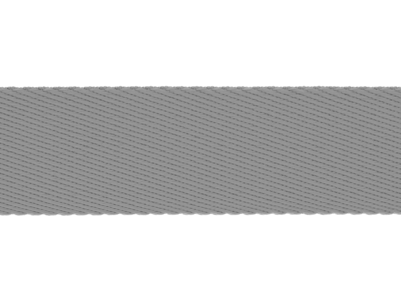 Polycotton webbing 1,6 mm (+/-5%) C134 grey 50 yd