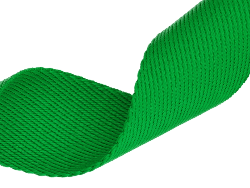 Taśma nośna polycotton 38 mm zielony