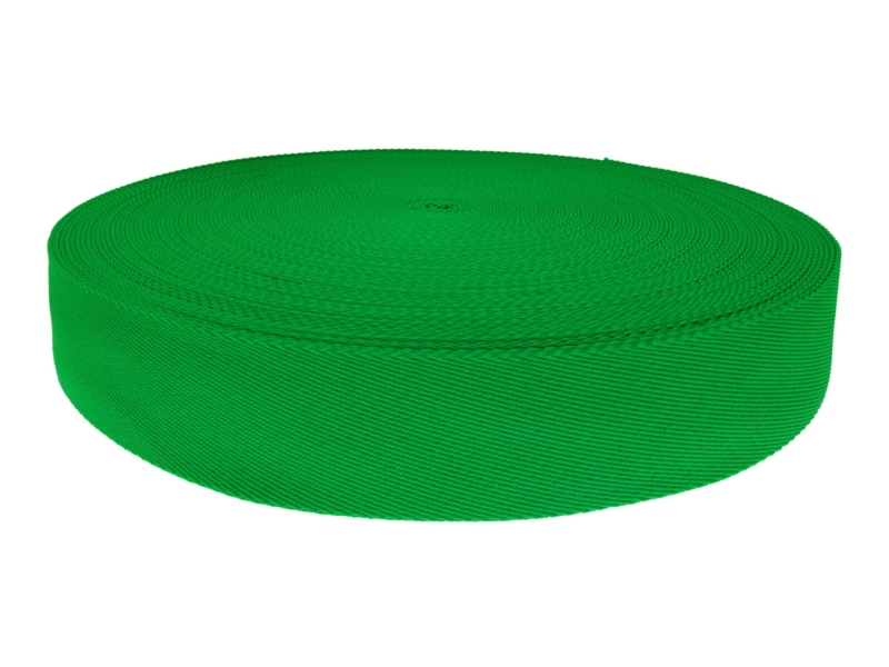 Polycotton webbing 1,6 mm (+/-5%) C151 green 50 yd