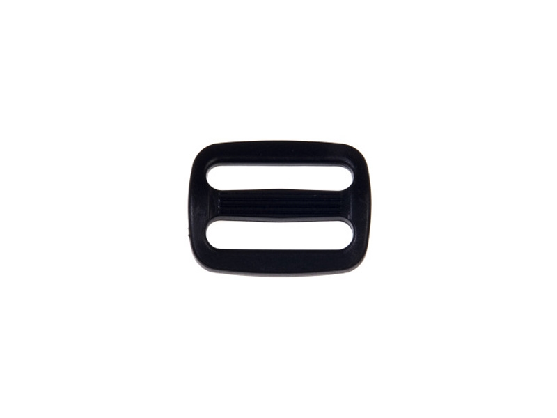 Plastic slide buckle 25/17 mm edmund black 100 pcs