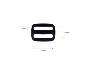 Regulator plastikowy 25/17 mm czarny