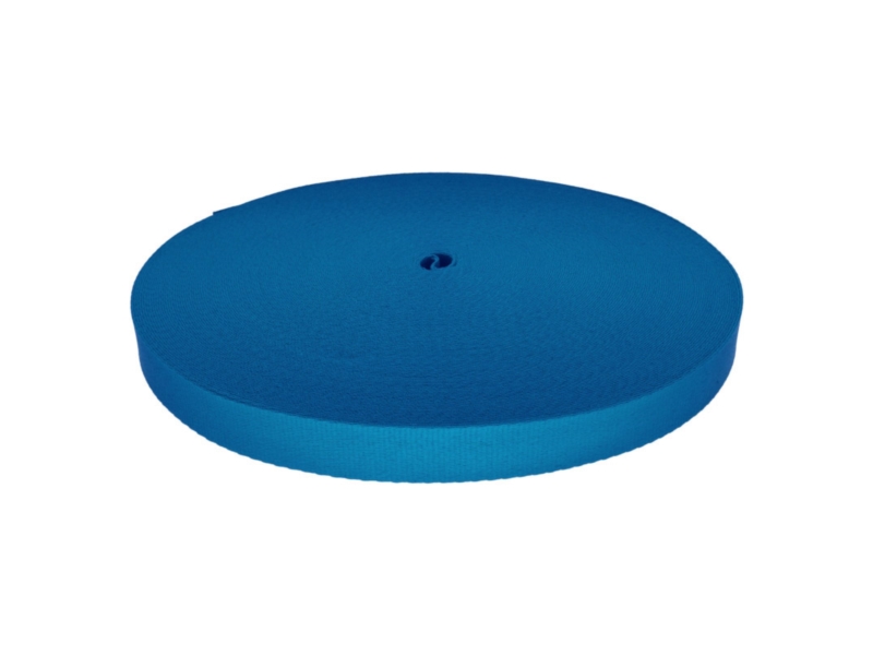 Polyester-Schlüsselband 25 mm/0,9 mm blau (823)