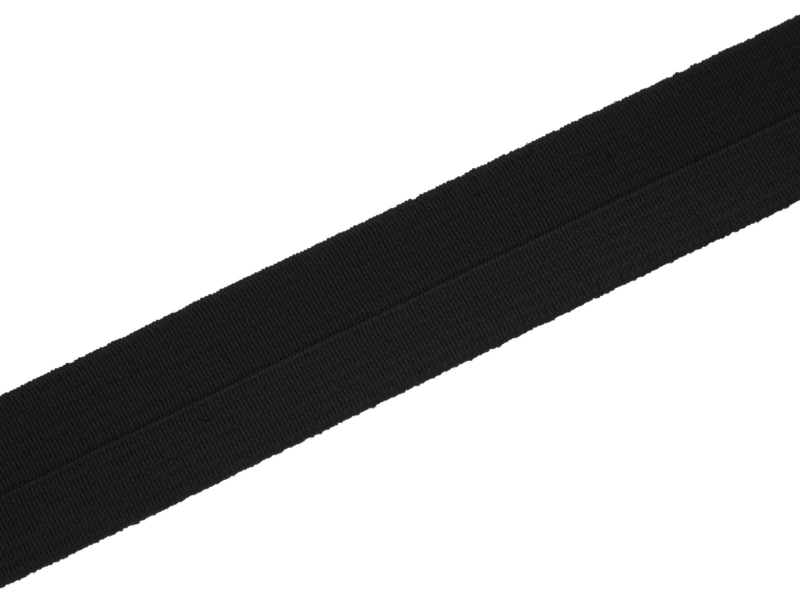 Taśma elastyczna łamana 23 mm/1,10 mm (580) czarna