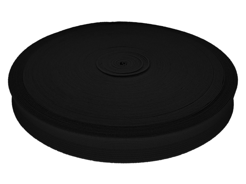 Elastisches Einfassband 23 mm/1,10 mm Schwarz (580)