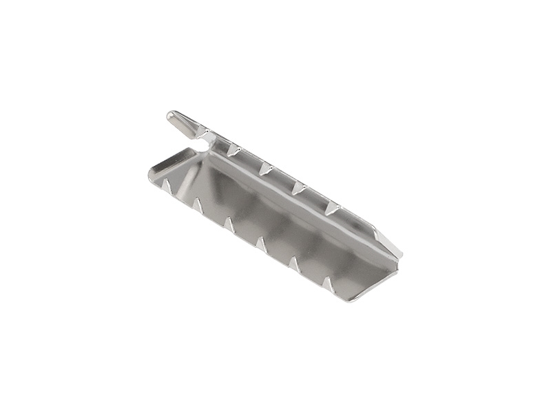 Metalowa końcówka do paska 40 mm nikiel